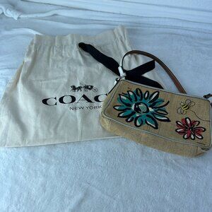 Coach Limited Edition Demi Flower and Bumble bee Y2K Pouchette